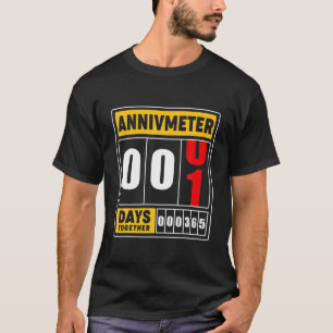 1St Wedding Anniversary S For Couples Husband Wife T-Shirt