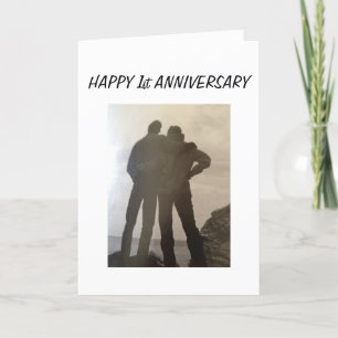 1st WEDDING ANNIVERSARY-TOGETHER FOREVER Card