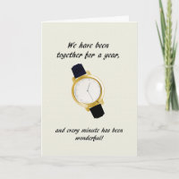 1st Wedding Anniversary Wrist Watch