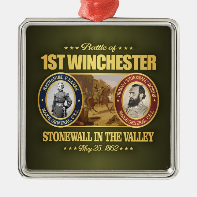 1st Winchester (FH2) Metal Tree Decoration (Front)