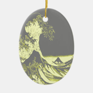 1thegreatwaveredblackbig-003 ceramic tree decoration