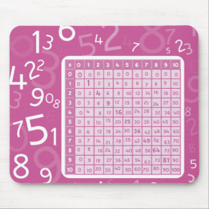 1x1 pink mouse mat