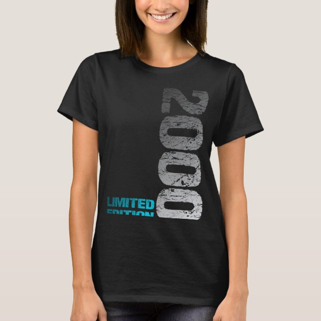 2000 23th Birthday born 2000 T-Shirt (Front)