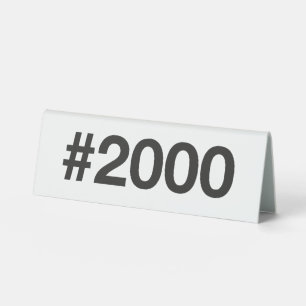 2000 Hashtag 25 Birthday Anniversary