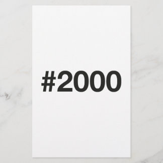 2000 Hashtag 26th birthday 26 years Flyer