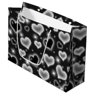 2000s heart gift bag