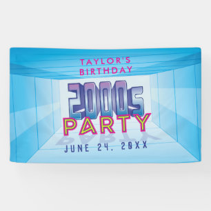 2000s Party Theme Banner