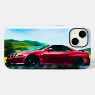 2000's sports car on iphone14 case mate cover
