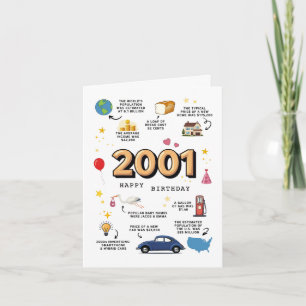 2001 Birthday Card For Son or Daughter