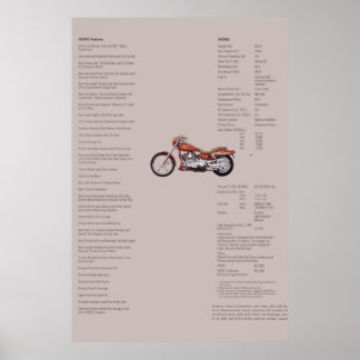 2001 FXDWG2 Vehicle Specification Poster