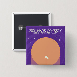 2001 mars odyssey 15 cm square badge