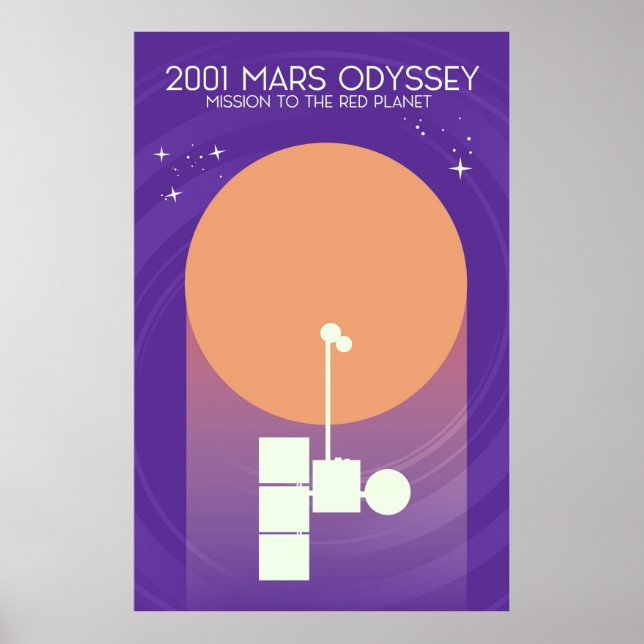 2001 mars odyssey poster (Front)