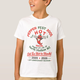 2001 Pepper Fest 25th Anniversary Youth Shirt