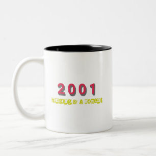 2001 Top Song By Year Two-Tone Coffee Mug