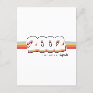 2002 The birth of legends Postcard