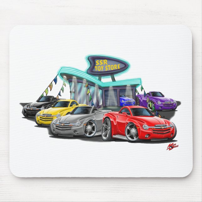 2003-06 SSR Car Dealer Scene Mouse Mat (Front)