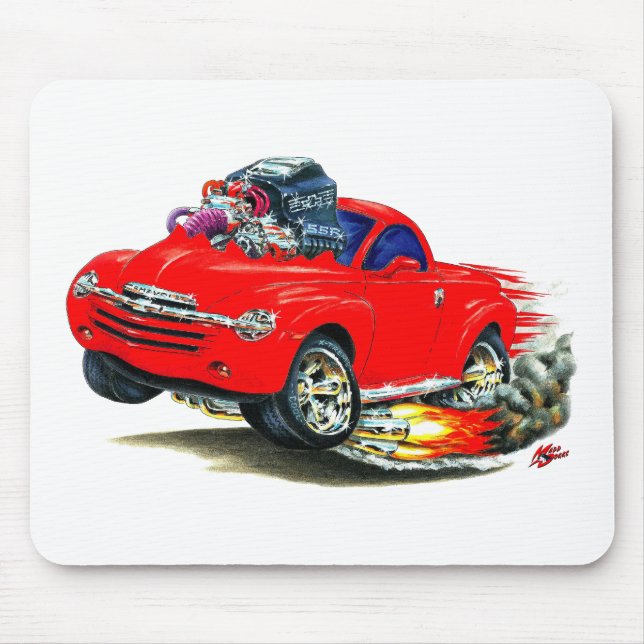 2003-06 SSR Red Truck Mouse Mat (Front)