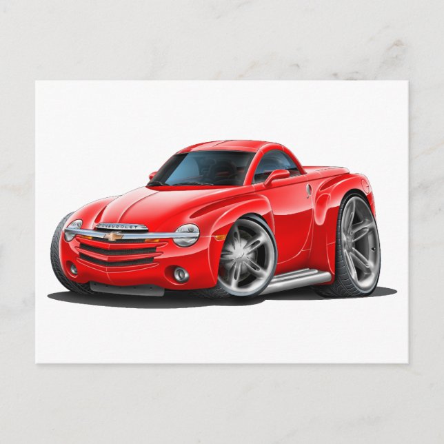 2003-06 SSR Red Truck Postcard (Front)