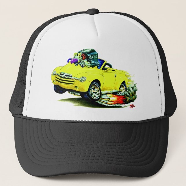 2003-06 SSR Yellow Convertible Trucker Hat (Front)