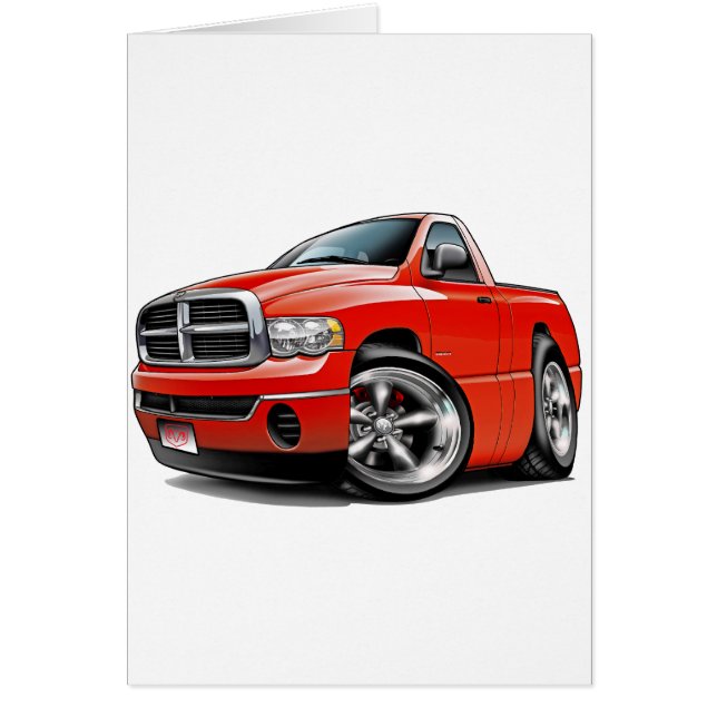 2003-08 Dodge Ram Red Truck (Front)