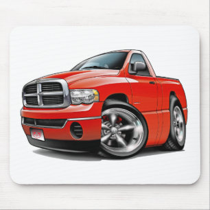 2003-08 Dodge Ram Red Truck Mouse Mat