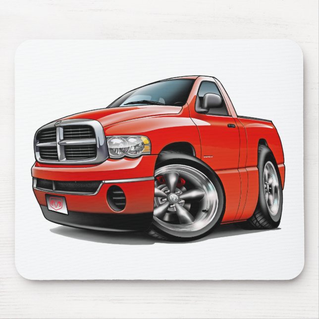 2003-08 Dodge Ram Red Truck Mouse Mat (Front)