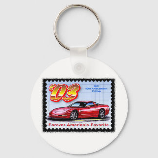 2003 50th Anniversary Corvette Key Ring