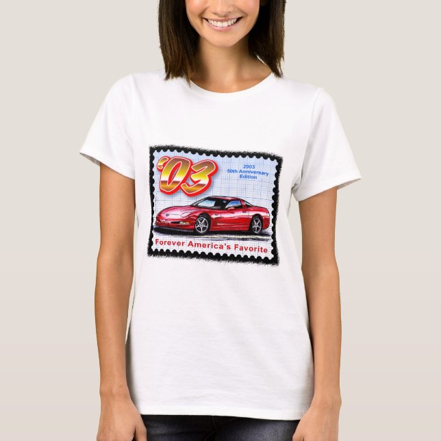2003 50th Anniversary Corvette T-Shirt (Front)