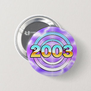 2003 6 CM ROUND BADGE