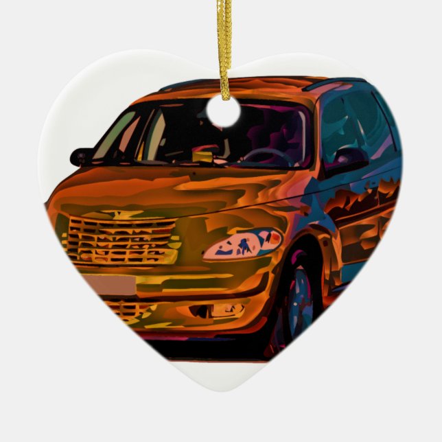 2003 Chrysler PT Cruiser Ceramic Tree Decoration (Front)