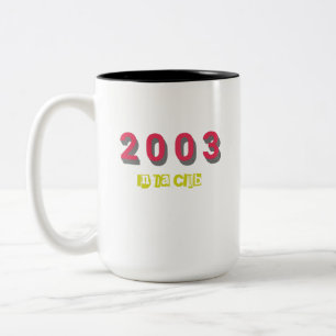 2003 Top Song By Year Two-Tone Coffee Mug