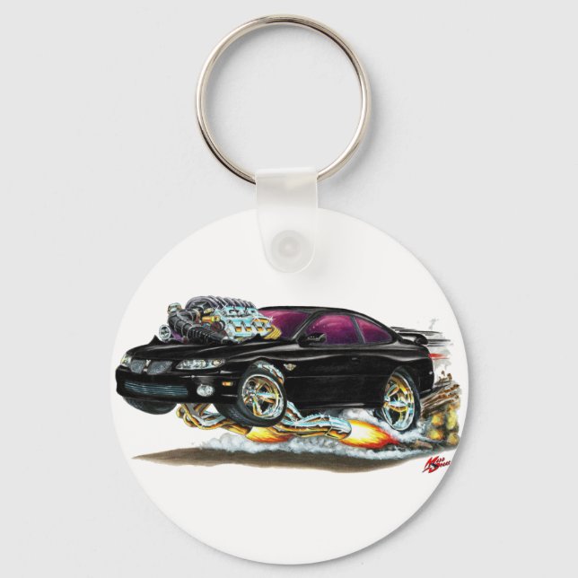2004-06 GTO Black Car Key Ring (Front)