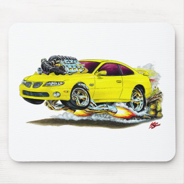 2004-06 GTO Yellow Car Mouse Mat (Front)