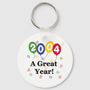 2004 a Great Year Birthday Key Ring