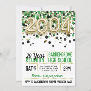2004 High School College Reunion Invitation