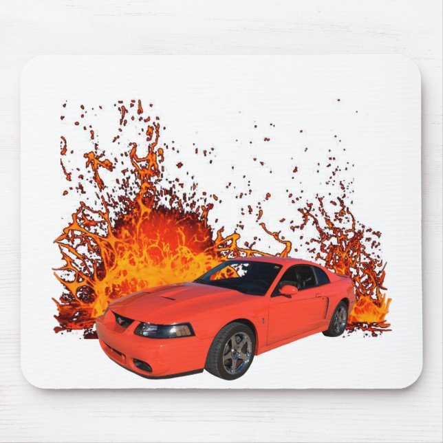 2004 Mustang SVT in our lava aseries Mouse Mat (Front)