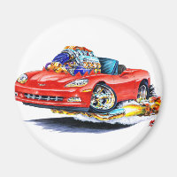 2005-10 Corvette Red Convertible