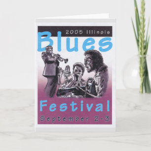 2005 Blues Concert Poster Project Card