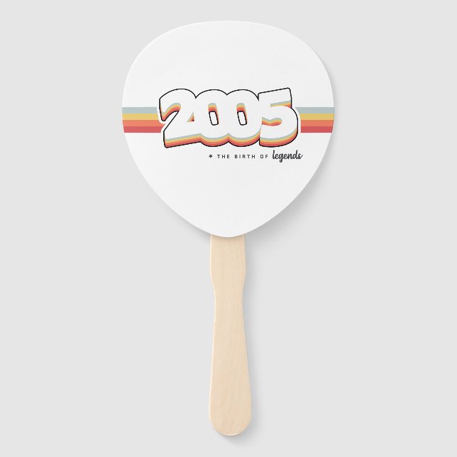 2005 The birth of legends Hand Fan (Front)