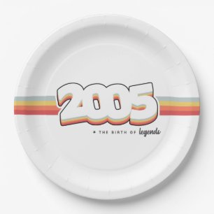 2005 The birth of legends Paper Plate