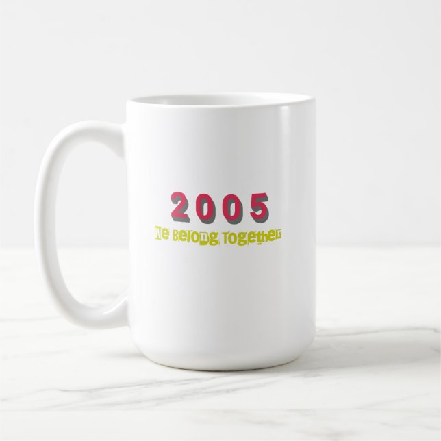 2005 Top Song, We Belong Together Coffee Mug (Left)