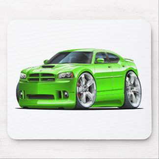 2006-10 Charger SRT8 Green Car Mouse Mat