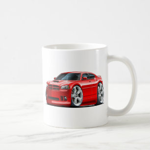 2006-10 Charger SRT8 Red Car Coffee Mug