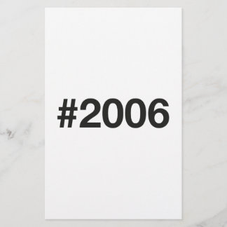 2006 Hashtag 20th birthday 20 years Flyer