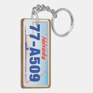 2006 Nebraska License Plate Keychain #2