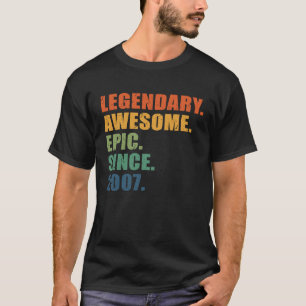2007 16 Years Old Boys Girls Anniversary 16th Birt T-Shirt