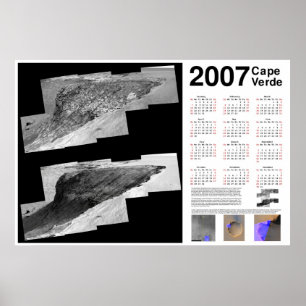 2007 Cape Verde (Mars) Calendar Poster