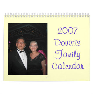 2007 Douvris Family Calendar