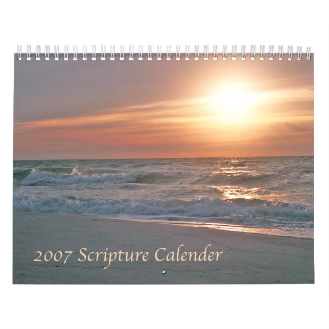 2007 Scripture Calendar (Cover)