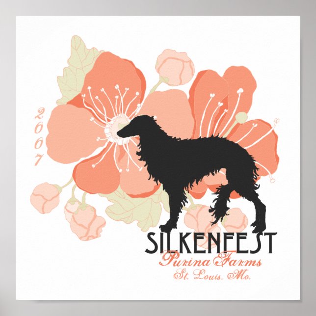 2007 Silkenfest logo Crystal Buckey poster/print Poster (Front)